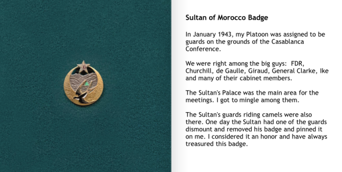 2. Sultan of Morocco Badge
